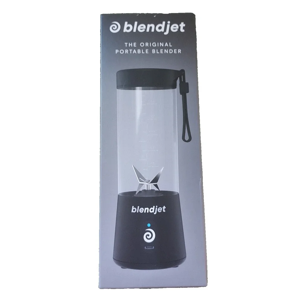 Blendjet Portable Blender Smoothies‎ Cordless USB Rechargeable 12oz  Bars Open